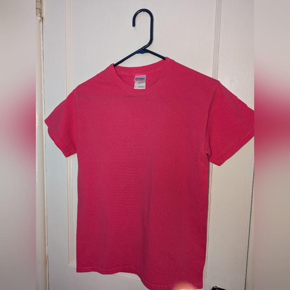 Gildan Heavy Cotton Pink T-shirt Pre-owned